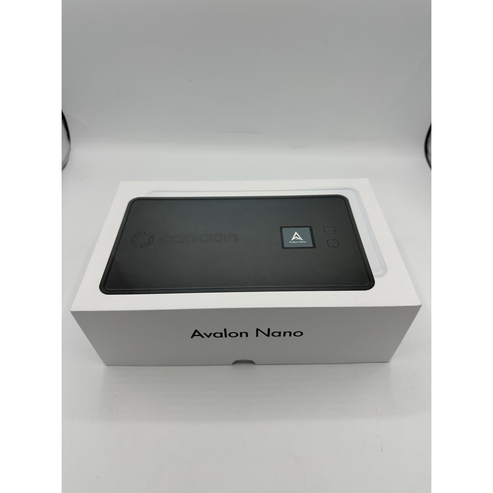 Canaan Avalon Nano 3 4TH/s Bitcoin ASIC Miner White Open Box Tested No PSU